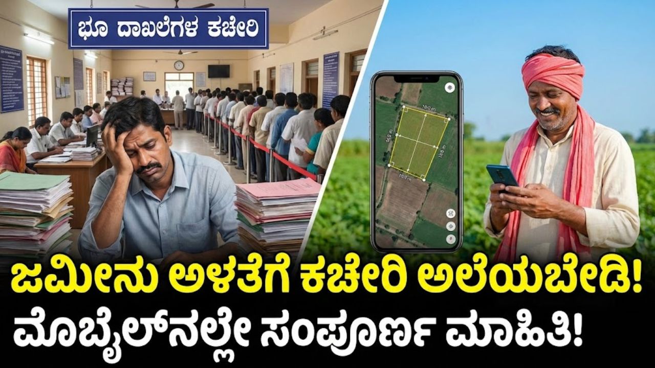 Land measurement will be available on mobile