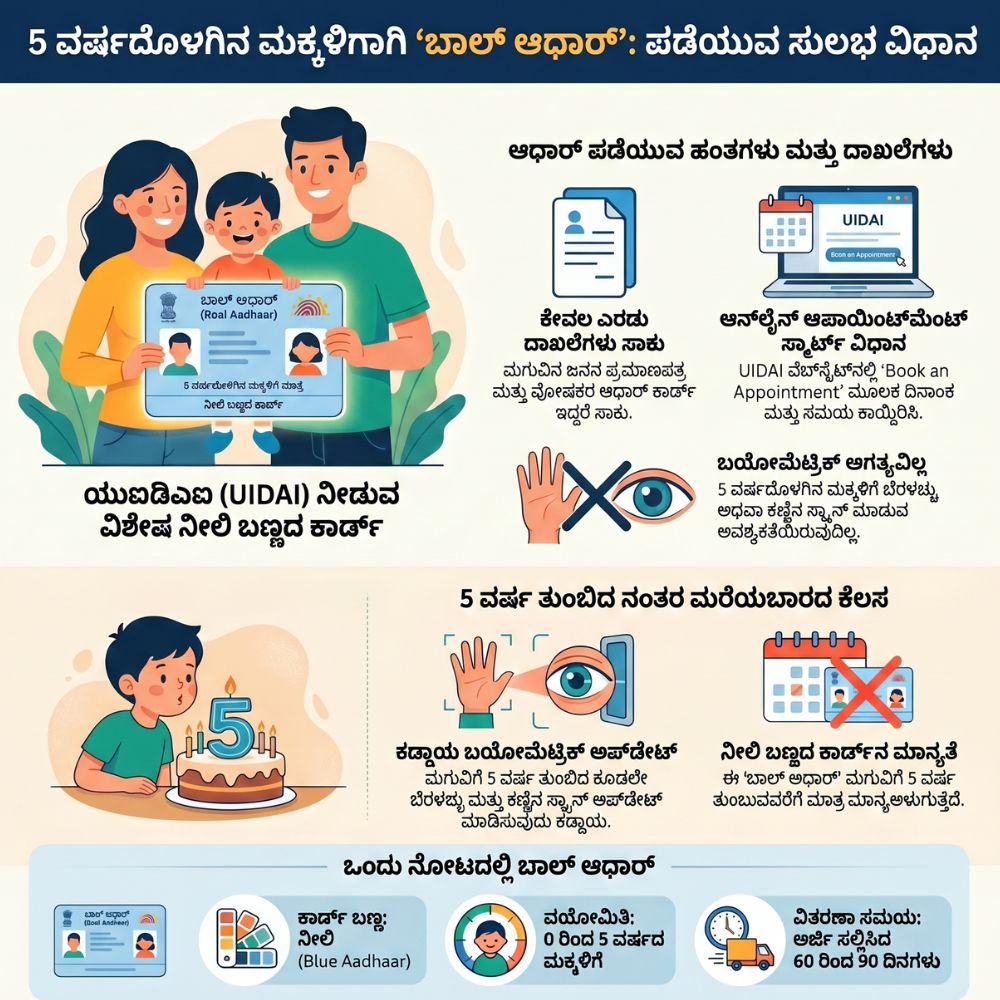 baal aadhaar card