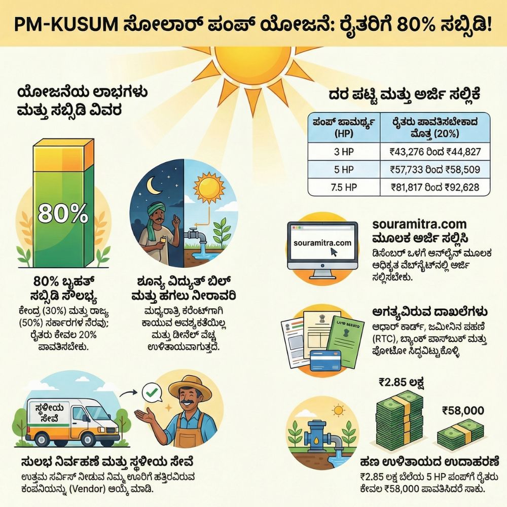 PM KUSUM-B Scheme Karnataka