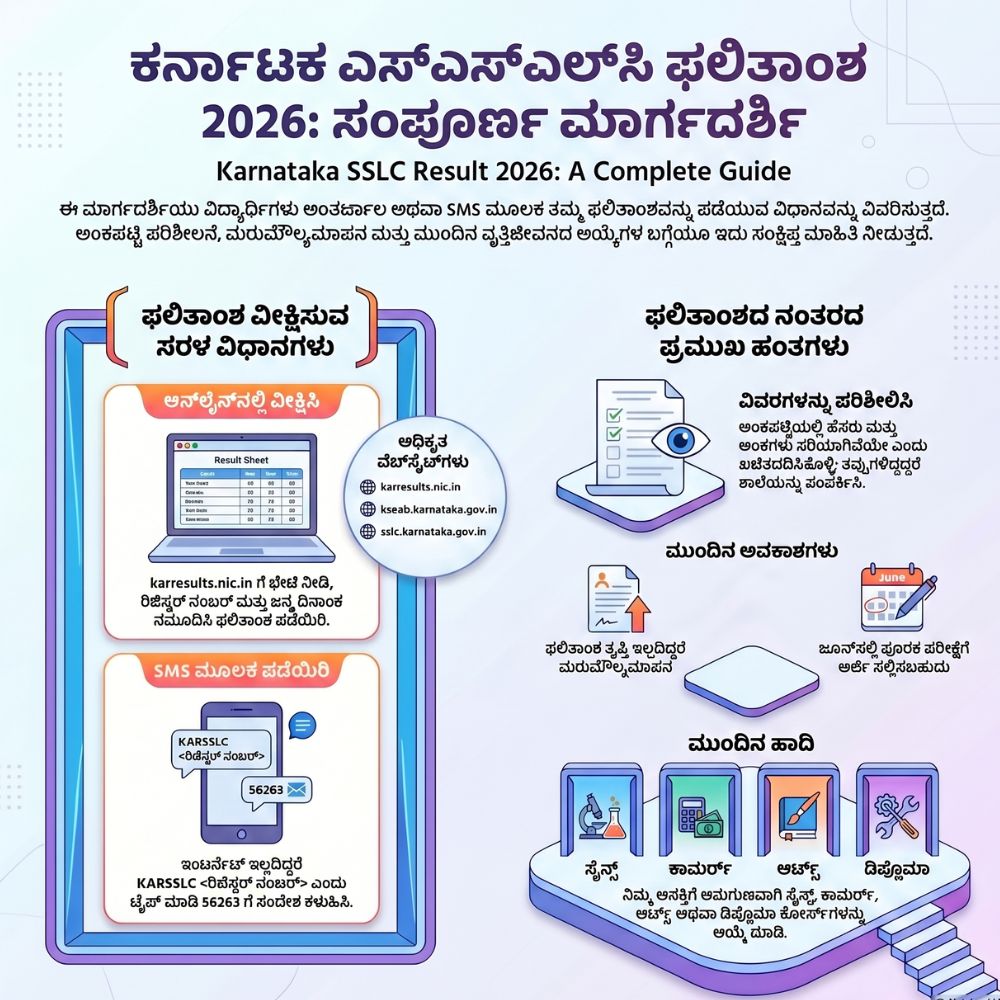 Sslc result Announced