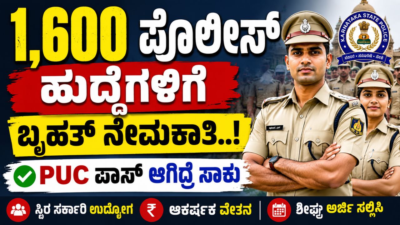 Karnataka Police Recruitment 2026