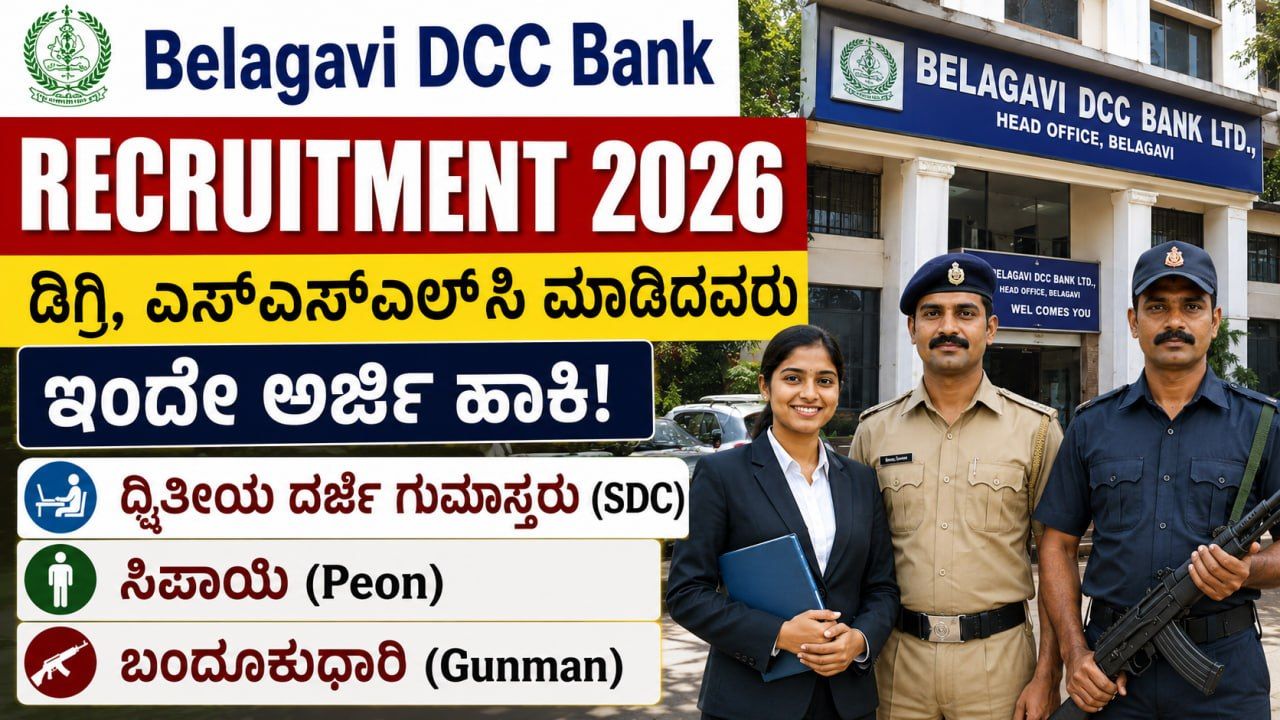 Belagavi DCC Bank Recruitment 2026