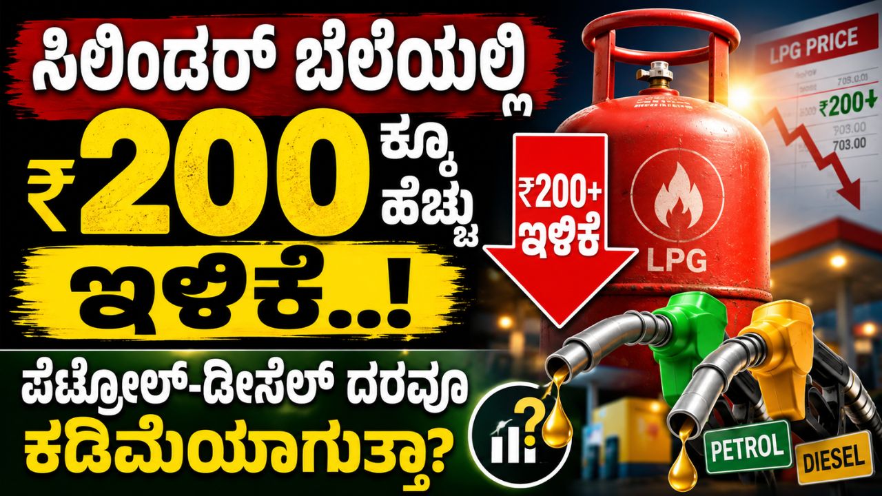 LPG Cylinder Price Down