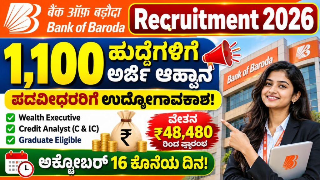 Bank of Baroda Recruitment 2026