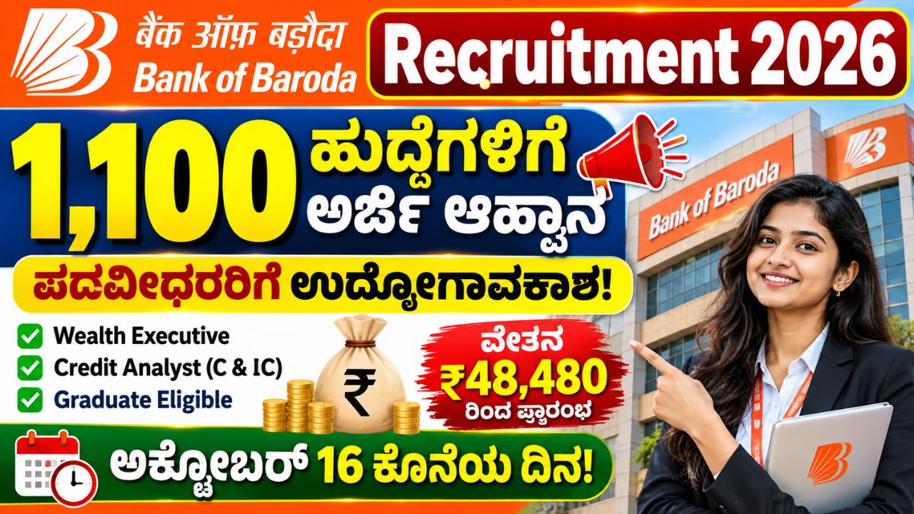 Bank of Baroda Recruitment 2026